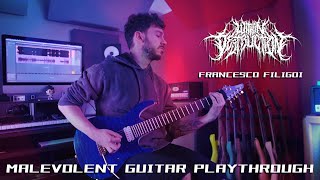 WITHIN DESTRUCTION  MALEVOLENT GUITAR PLAYTHROUGH [upl. by Anigger534]