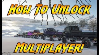 How To Unlock Online In Forza Horizon 4 How To Play With Friends Online [upl. by Marybelle237]