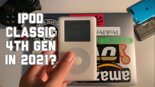 iPod Classic in 2021  iPod 4th Gen Review  how to download music and deletecreate playlists [upl. by Kaslik]