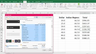 Dollar to Indian Rupee Real Time Currency Converter for MS Excel [upl. by Haugen219]