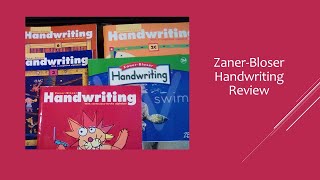 ZanerBloser Handwriting Homeschool Curriculum Review [upl. by Roselani]