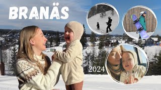 Bianca 3 år lär sig åka skidor  FAMILJESEMESTER [upl. by Sarid]