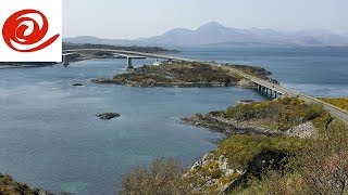 Motorhome Route Crossing onto the Isle of Skye Scotland [upl. by Eceinart228]