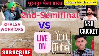 PuranPur CriCket is live khalsa vs NSJI [upl. by Buyers]