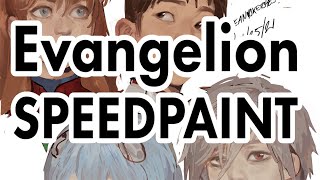 Evangelion Speedpaint [upl. by Liarret]