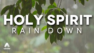 HOLY SPIRIT Piano  Relaxing Rain Sounds  10 Hour Sleep Music [upl. by Ettelliw]