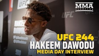 UFC 244 Hakeem Dawodu Believes 2020 Will Be Breakout Year  MMA Fighting [upl. by Nhguavad]