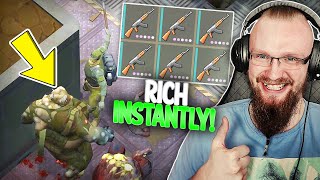 HOW TO GET RICH INSTANTLY in LDOE Wall Trick  Last Day on Earth Survival [upl. by Mhoj]