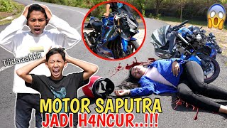 LUK4 PARAH😭 BIAN KECEL4KAAN NEKAT BAWA MOTOR SAPUTRA  Mikael TubeHD [upl. by Elay]