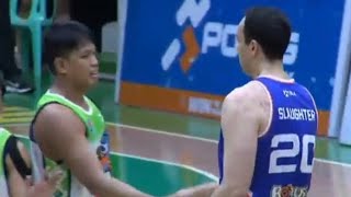 Greg Slaughter vs Joseph Gabayni EPIC DUEL  Zamboanga vs Manila MPBL 2024 [upl. by Lap]