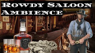 Rowdy Saloon Ambience  Ragtime Piano I Bar Ambience [upl. by Notlil632]