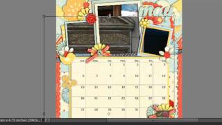 Making a Calendar with Digital Scrapbooking Quick Page Calendars [upl. by Tj636]