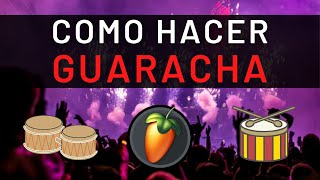 🥁Como HACER GUARACHA TRIBAL ALETEO ZAPATEO  100 FL Studio Tutorial [upl. by Starr512]