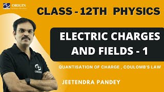 Physics class 12 chapter 1  electric charges and fields class 12  iit jee  neet  Coulombs Law [upl. by Adnauqal]