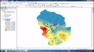 Kriging Estimation Technique in GIS  Interpolation by Kriging Technique in GIS [upl. by Leonsis]