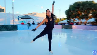 quotRise Upquot with Michelle Kwan and Andra Day skating on Christmas Day [upl. by Nela]