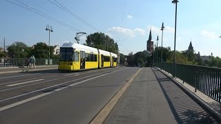 Straßenbahn Berlin  BVG AEG GT6N tram  september 2016 [upl. by Soigroeg]