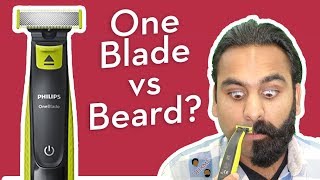 Philips Norelco OneBlade shaves off FULL beard  DHRME 60 [upl. by Ifok]