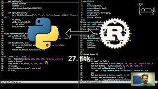 27 fltk cross platform GUI  From Python to Rust [upl. by Powder18]