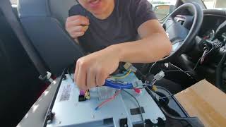 How to Install GMC Sierra amp Chevy Silverado 7inch Tesla Style Unit [upl. by Benny]