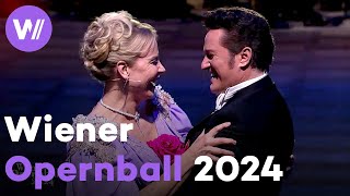 Wiener Opernball 2024  Teil II  Die Eröffnung in voller Länge [upl. by Atalanti856]