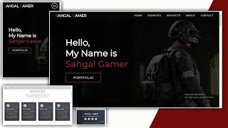 Free Gaming Website Source code  Fully Responsive [upl. by Urson170]