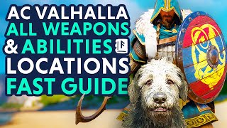 ALL 10 Weapons amp 6 Abilities Locations In Ireland  Assassins Creed Valhalla Wrath of the Druids [upl. by Sugden]