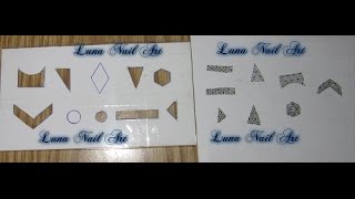 DIY Pochoir stencil pour stamping [upl. by Cruickshank451]