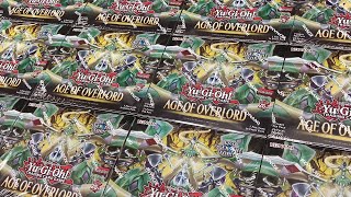 Opening My Age of Overlord Yugioh Booster Box Case MISPRINT BOX [upl. by Ecirum]