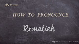 How to Pronounce Rephaim Real Life Examples [upl. by Ycnaffit]