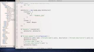 Getting Started With The Kendo UI DataSource [upl. by Bloom600]