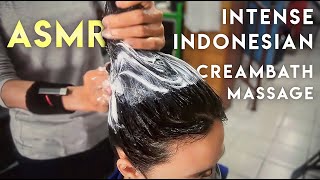 ASMR Intense Indonesian Creambath Massage [upl. by Oiliruam]