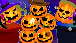 Five Little Pumpkins Jumping On The Bed  Scary Nursery Rhymes  Kids Songs [upl. by Petracca770]