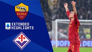 Roma vs Fiorentina Extended Highlights  Serie A  CBS Sports Golazo [upl. by Porcia]