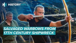 Ray Mears discovers 400YearOld perfectly preserved Warbows Salvaged From a Sunken Tudor Warships [upl. by Anjela]