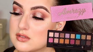 AMREZY PALETTE BY ANASTASIA REVIEW SWATCHES amp LOOK PATTY [upl. by Schaumberger]