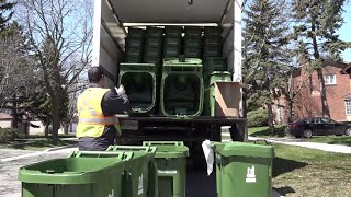 New Green Bin deliveries and collection [upl. by Carlene]