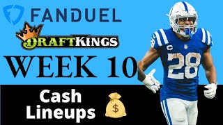 DraftKings NFL Week 10 amp FanDuel Week 10 Lineups NFL DFS Strategy 2024 [upl. by Bradney]