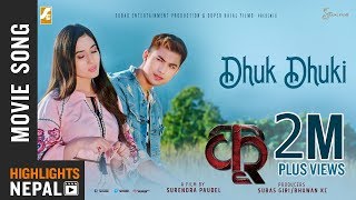 Dhuk Dhuki  New Nepali Movie KRI Song 2018  Ft Anmol KC Aditi Budhathoki [upl. by Farleigh272]