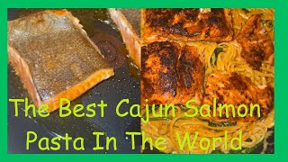 THE BEST CAJUN SALMON PASTA RECIPE [upl. by Shelba241]