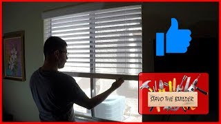 Como instalar persianas  How to Install Window Blinds [upl. by Saffian237]