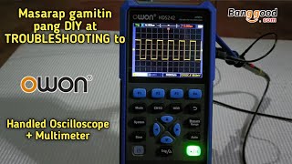 Owon HDS242 40MHz Handheld Oscilloscope  Multimeter [upl. by Ainirtak]