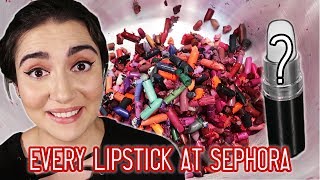 Melting Every Lipstick From Sephora Together [upl. by Venu]