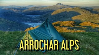 Arrochar Alps  Hike amp Mountain Wild Camp  The Brack [upl. by Rexford]