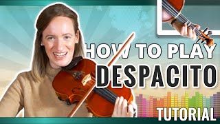 How to play Despacito  Beginner Violin Song  Violin Tutorial [upl. by Polad]