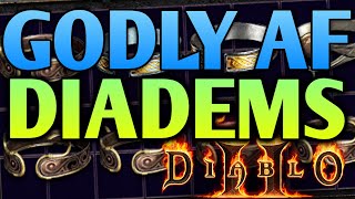 ReRolling GODLY RARE DIADEMS  Diablo 2 Resurrected [upl. by Grew233]