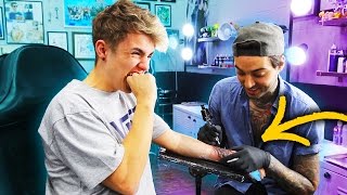 GETTING MY FIRST TATTOO 😱 [upl. by Siroval]