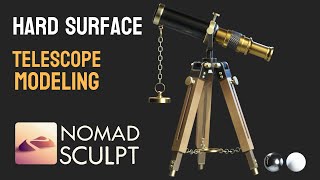 Nomad Sculpt Tutorial  Hard Surface Modeling  Full Process [upl. by Blus]