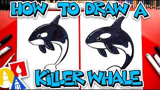 How To Draw A Killer Whale Orca [upl. by Esten]