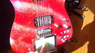 manson red Glitterati guitars Kaoss pad guitarmuse guitar [upl. by Akaenahs626]